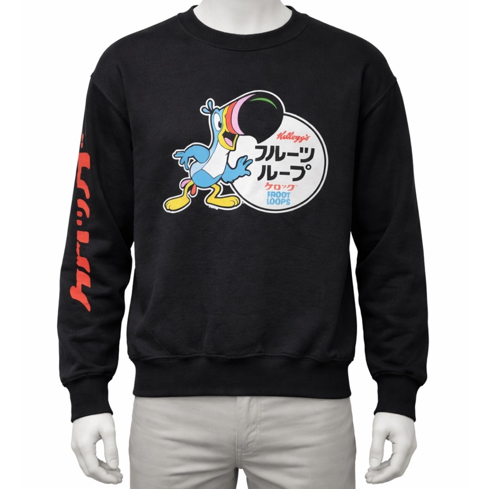 Black Toucan Sam Crewneck Sweat Shirt